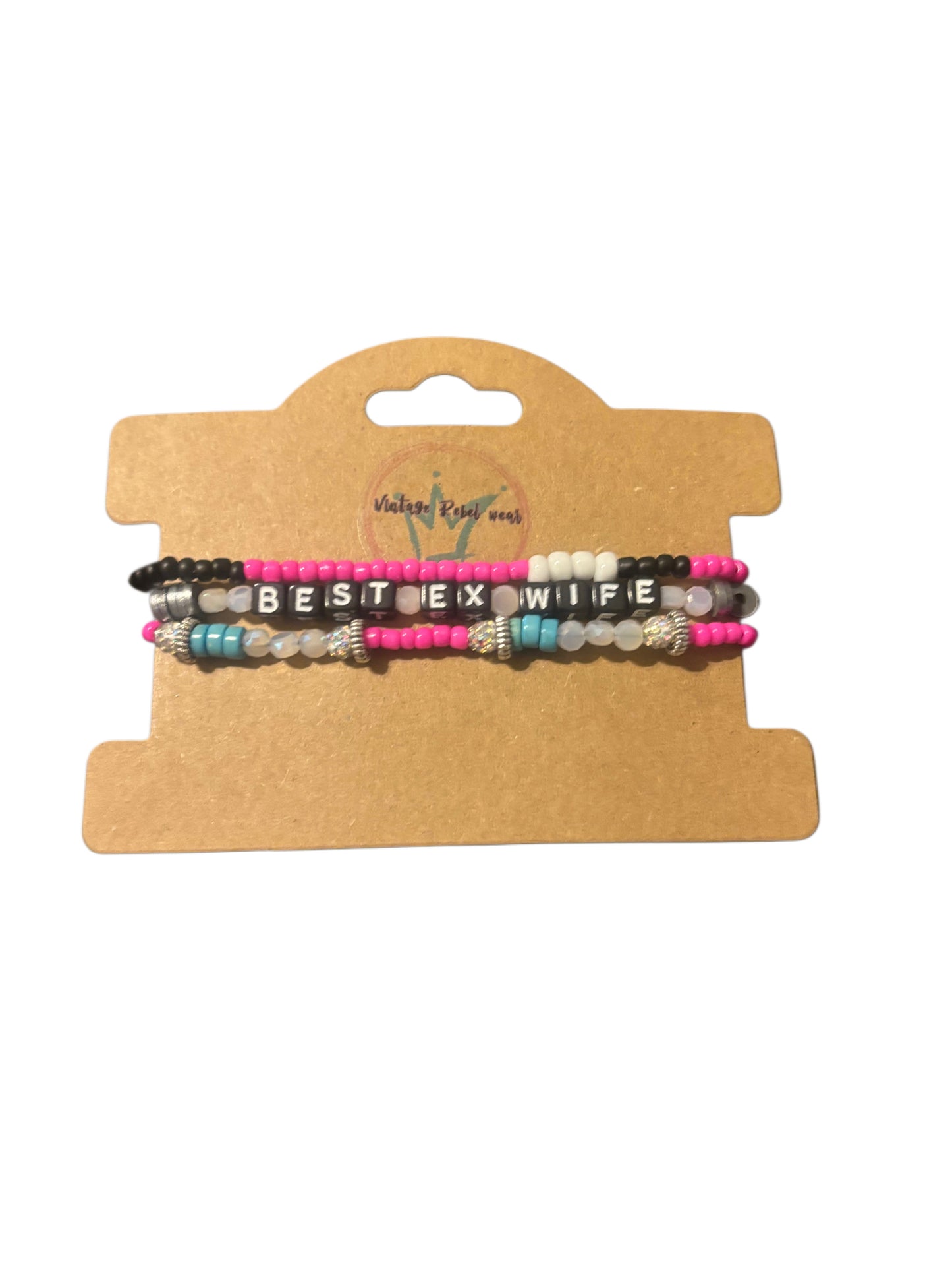 BEST EX WIFE bracelet set